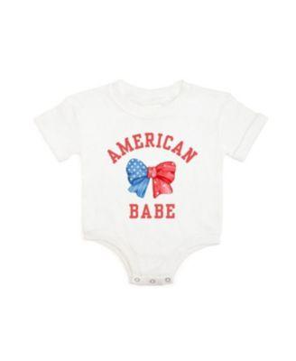 Girls' American Babe Short Sleeve Romper - Baby by SWEET WINK