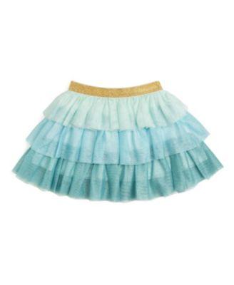 Girls' Aqua Petal Tutu Skirt - Baby by SWEET WINK