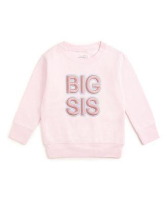 Girls' Big Sis Embroidered Patch Sweatshirt - Baby by SWEET WINK