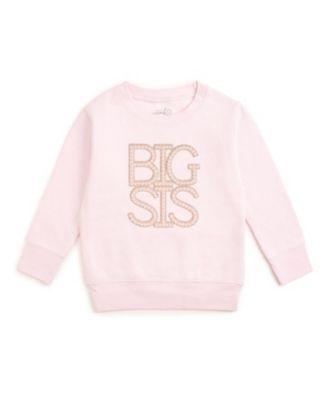 Girls' Big Sis Faux Pearl Patch Sweatshirt - Little Kid by SWEET WINK