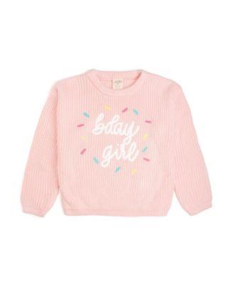 Girls' Birthday Sprinkle Knit Sweater - Baby by SWEET WINK