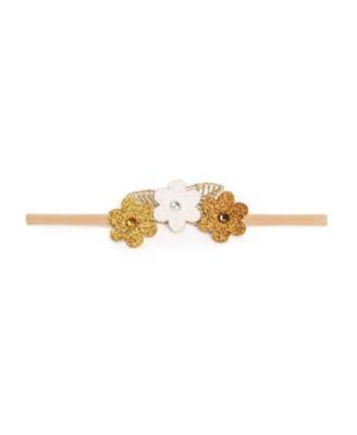 Girl's Boho Floral Glitter Headband by SWEET WINK
