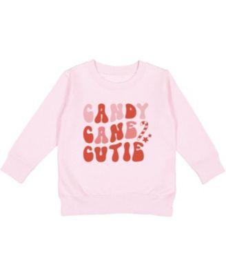 Girls' Candy Cane Cutie Christmas Sweatshirt - Big Kid by SWEET WINK
