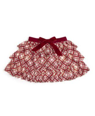 Girls' Christmas Plaid Bow Tiered Tutu - Baby by SWEET WINK