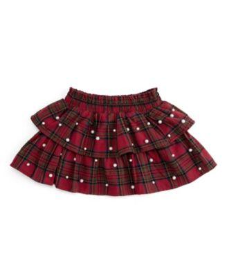 Girls' Christmas Tartan Pearl Skirt - Baby by SWEET WINK