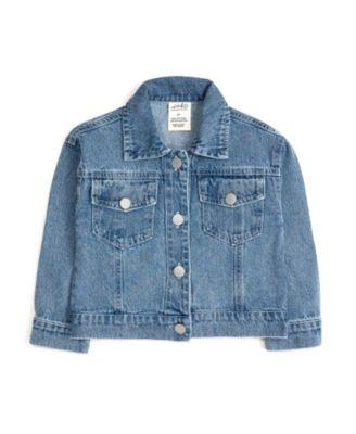 Girls' Coquette Pumpkin Sequin Patch Denim Jacket - Little Kid by SWEET WINK
