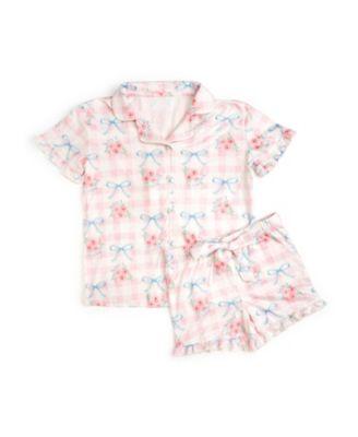 Girls' Gingham Trellis Lounge Set - Little Kid by SWEET WINK