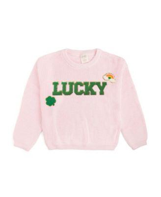 Girls' Lucky Patch St. Patrick's Day Knit Sweater - Baby by SWEET WINK