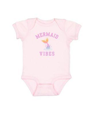 Girls' Mermaid Vibes Short Sleeve Bodysuit - Baby by SWEET WINK