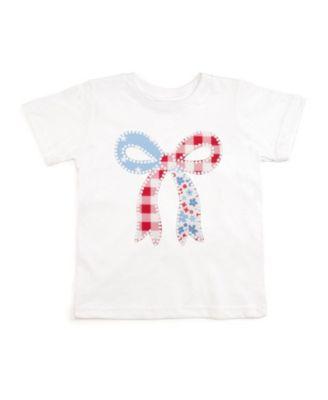 Girls' Patchwork Bow Patch Short Sleeve T-Shirt - Baby by SWEET WINK