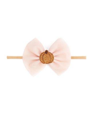 Girls' Pumpkin Tulle Bow Baby Headband - Baby by SWEET WINK