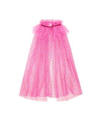 Girls' Raspberry Rhinestone Cape - Little Kid by SWEET WINK