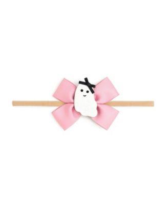 Girls' Sweet Ghost Halloween Grosgrain Bow Baby Headband - Baby by SWEET WINK