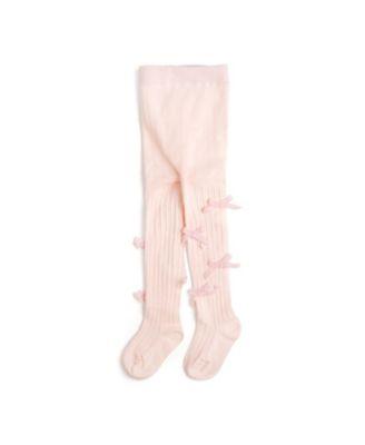 Girls' Velvet Bow Tights - Baby by SWEET WINK