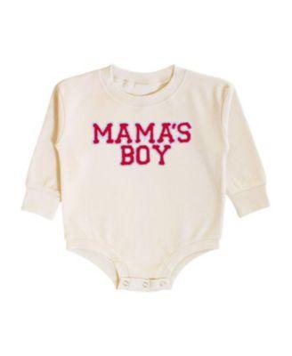 Mama's Patch Long Sleeve Romper - Baby by SWEET WINK