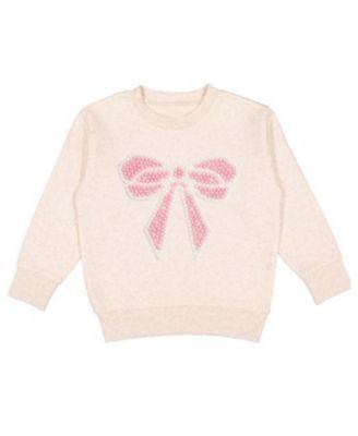 Unisex Pearl Bow Patch Sweatshirt by SWEET WINK