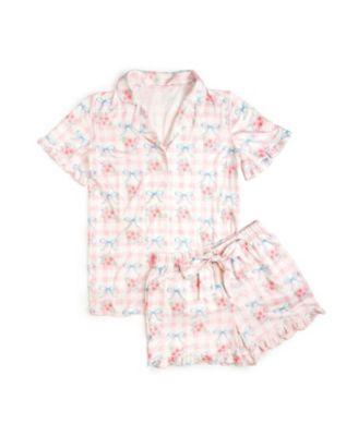 Women's Gingham Trellis Lounge Set by SWEET WINK