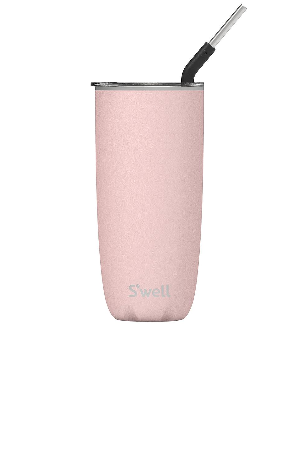 S'well Tumbler with Straw 24oz in Pink by S'WELL