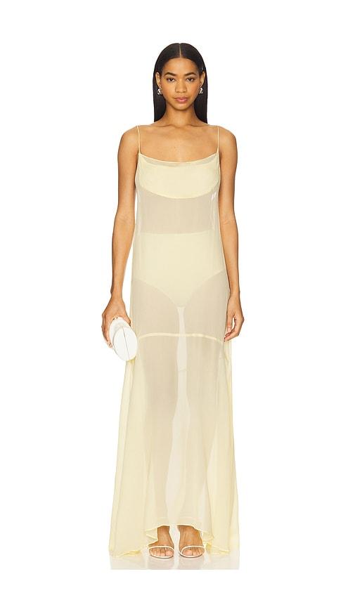 SWF Two Piece Sheer Slip in Lemon by SWF