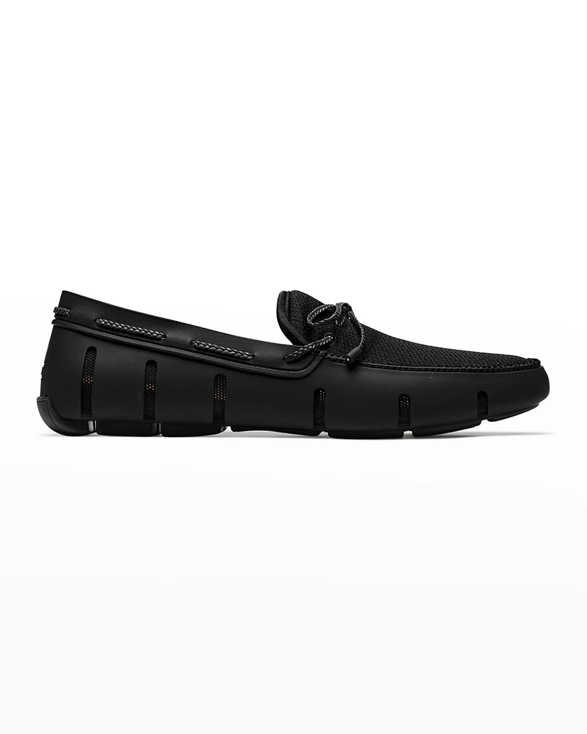Men's Braided-Lace Mesh/Rubber Driver Loafers by SWIMS