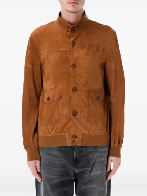 buttoned leather jacket by SWORD
