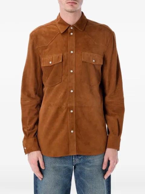 buttoned pocket shirt jacket by SWORD