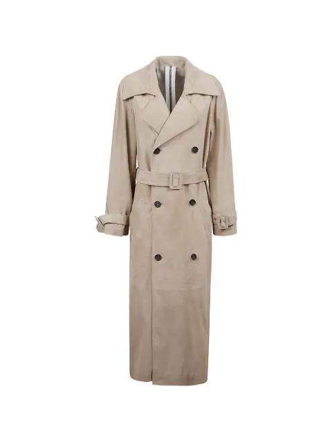 double-breasted belted coat by SWORD