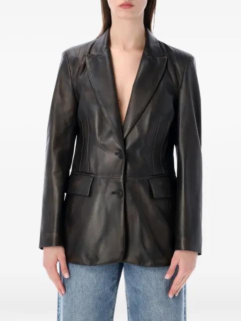notched lapel blazer by SWORD