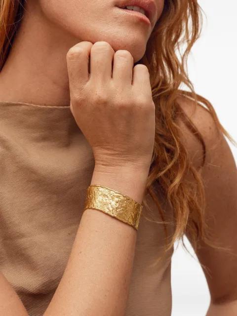 Flow hammered cuff bracelet by SYLVIA TOLEDANO