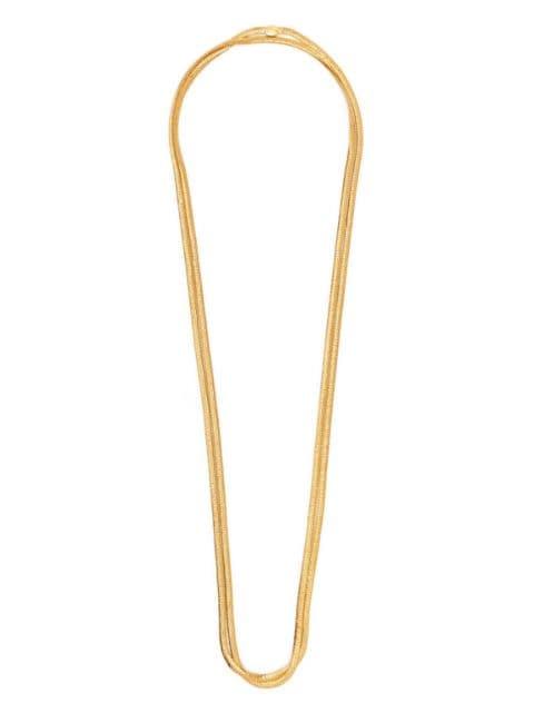 Snake chain wraparound necklace by SYLVIA TOLEDANO