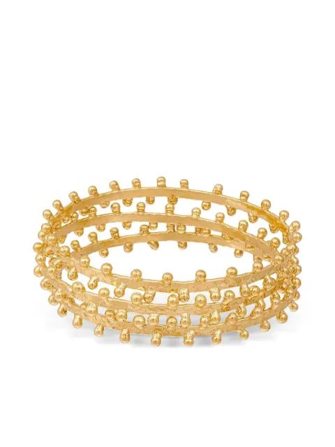 beaded bangle bracelet by SYLVIA TOLEDANO