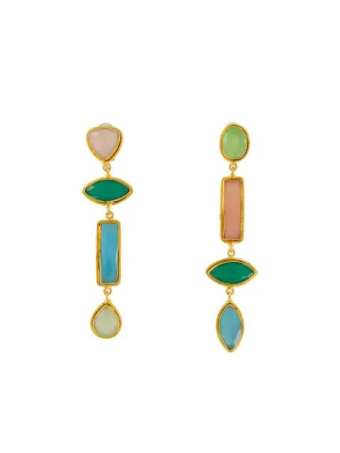 drop-design earrings by SYLVIA TOLEDANO