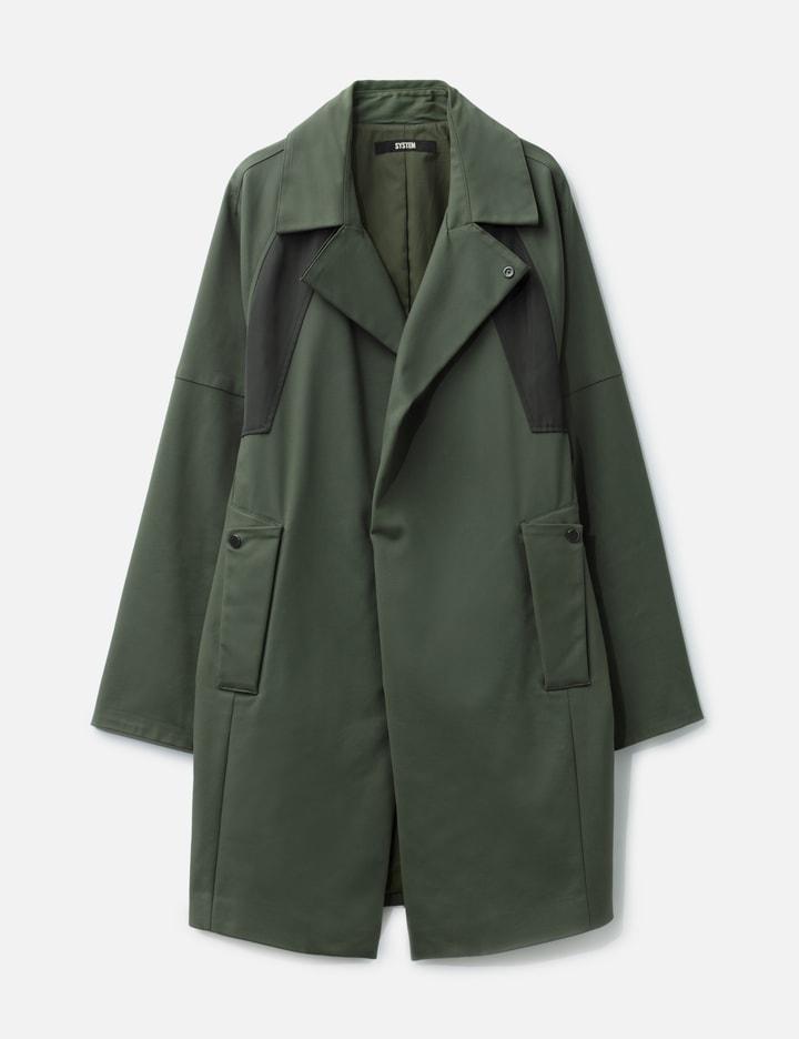 Cotton Nylonulti-Way Jacket by SYSTEM