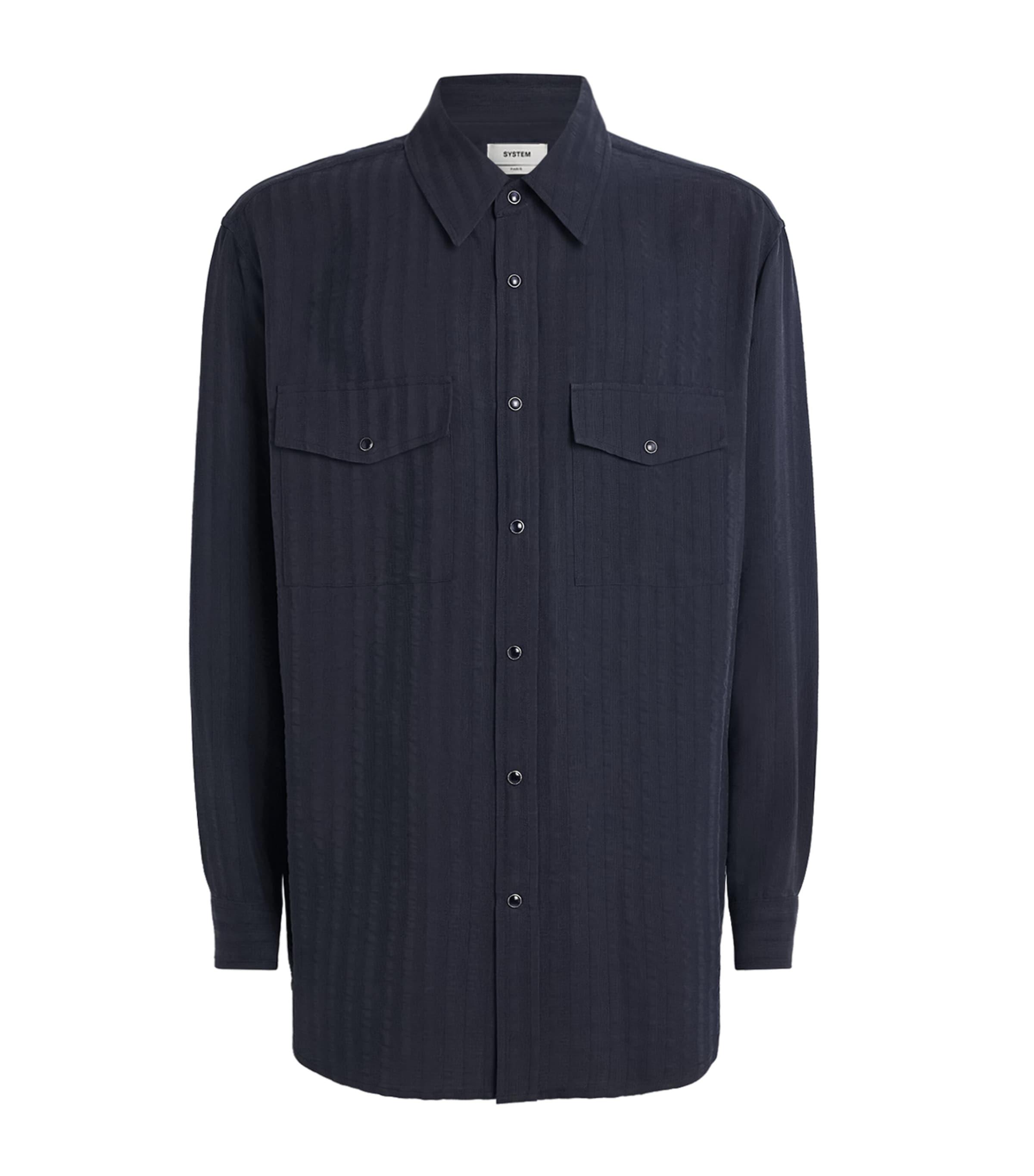 System Stripe Overshirt by SYSTEM