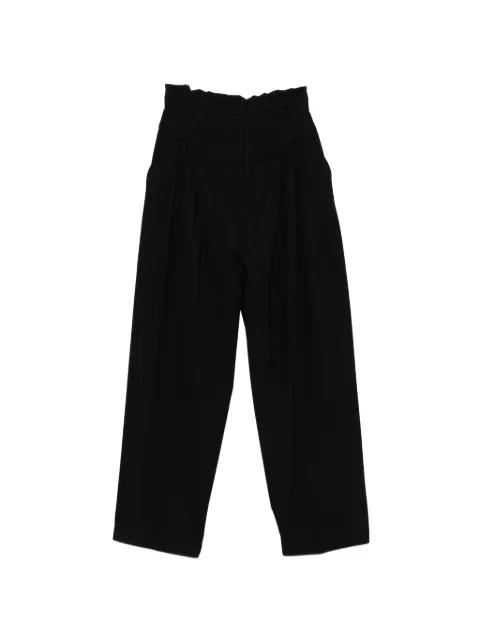 belt-loop drawstring trousers by SYSTEM