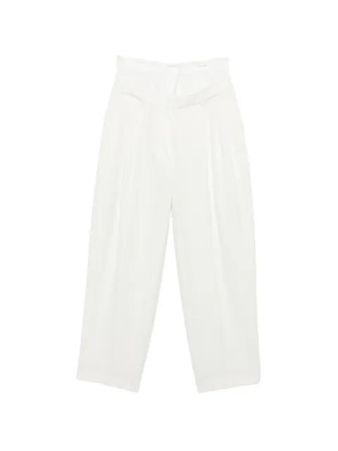 belt-loop drawstring trousers by SYSTEM