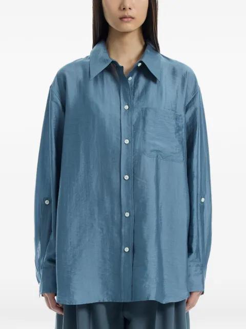chest-pocket button-up shirt by SYSTEM