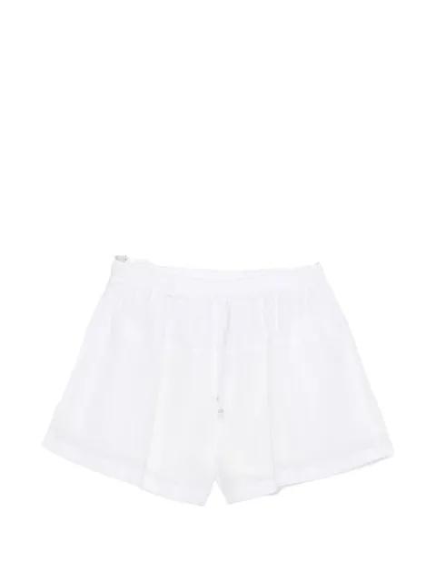 drawstring-waistband panelled shorts by SYSTEM