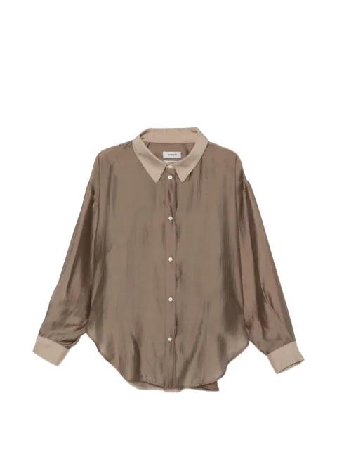 long-sleeve button-fastening shirt by SYSTEM