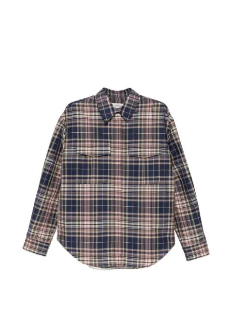 pocket checked shirt by SYSTEM