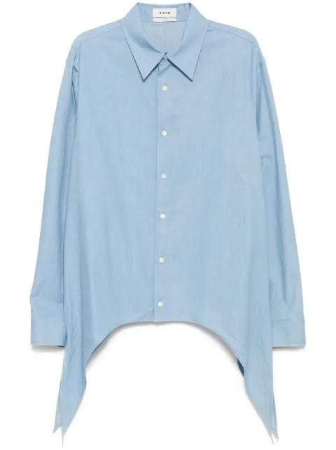 self-tie shirt by SYSTEM