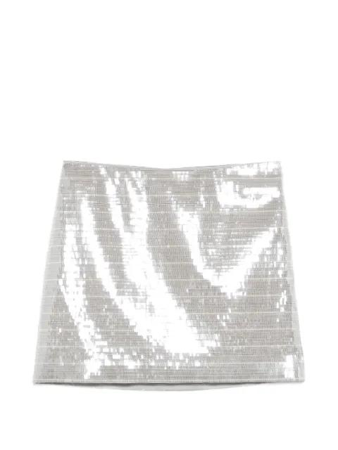 sequin-embellished mini skirt by SYSTEM