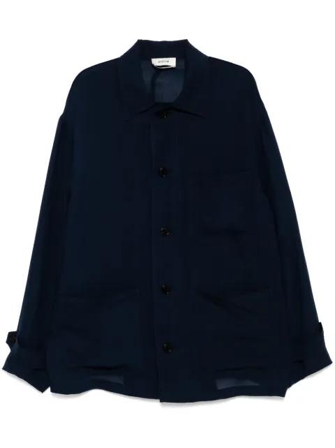 sheer chore shirt by SYSTEM