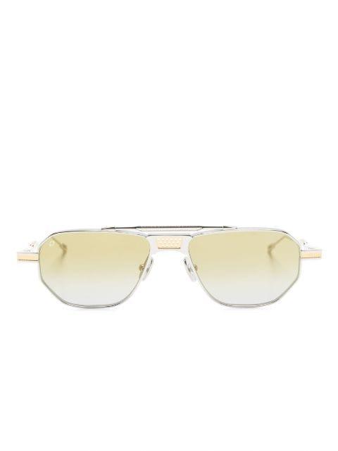 logo-print square-frame sunglasses by T HENRI EYEWEAR