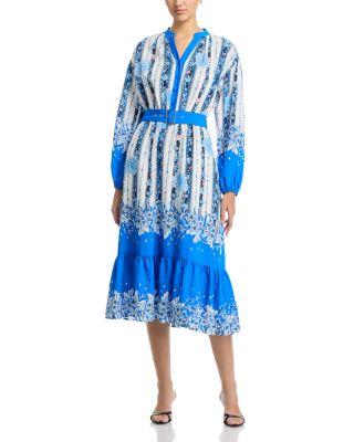 Belted Long Sleeve Dress by T TAHARI