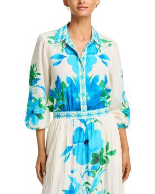 Button Down Blouse by T TAHARI