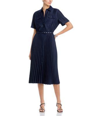 Button Down Midi Dress by T TAHARI