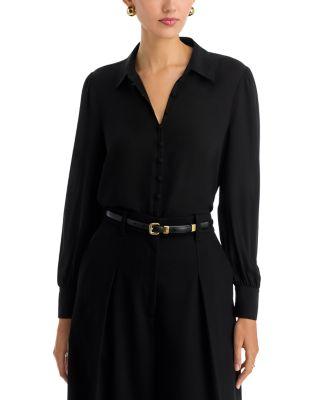 Button Up Blouse by T TAHARI