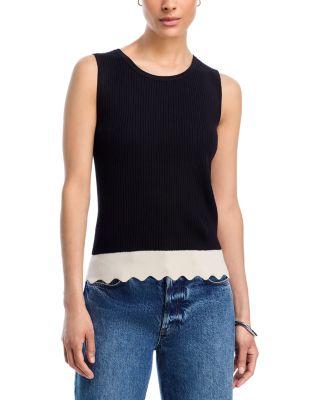 Crewneck Colorblocked Sweater by T TAHARI
