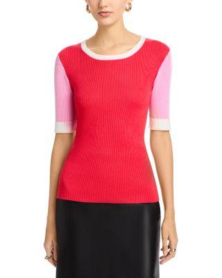 Elbow Sleeve Crewneck Sweater by T TAHARI